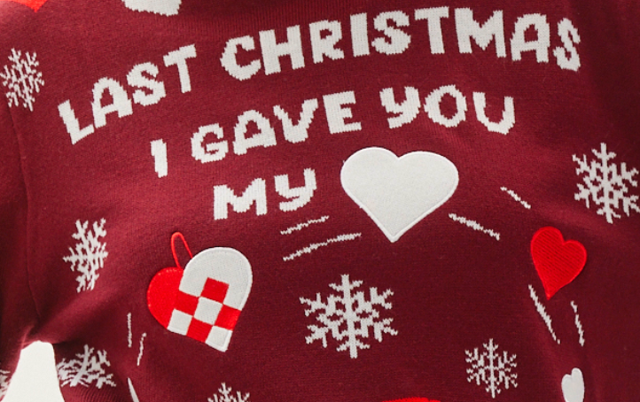 The Christmas Heart Sweater - Damen